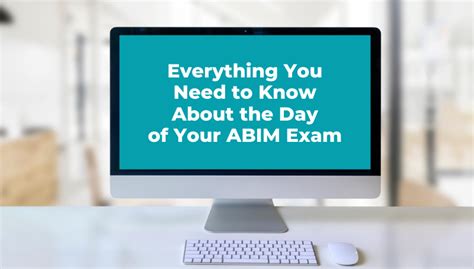 Everything You Need To Know About The Day Of Your Abim Exam