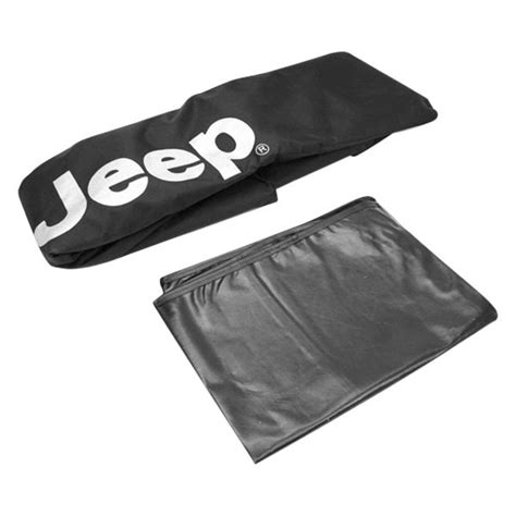 Mopar® 82210321 Black Cab Cover With Jeep Logo