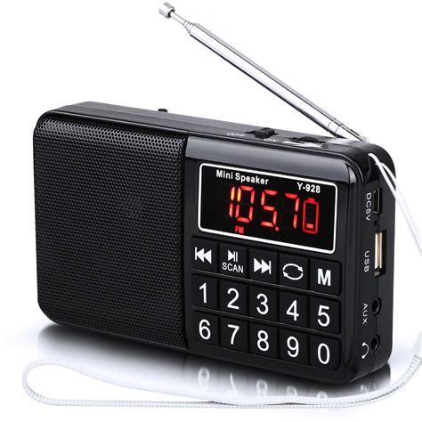 TSV FM Battery Operated Portable Pocket Radio - Best Reception and ...