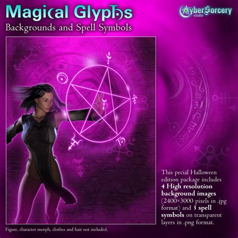 Magical Glyphs Backgrounds And Spell Symbols