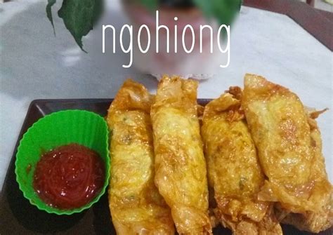 Resep Ngohiong Ayam Oleh Zees Kitchen Z Amalina Cookpad