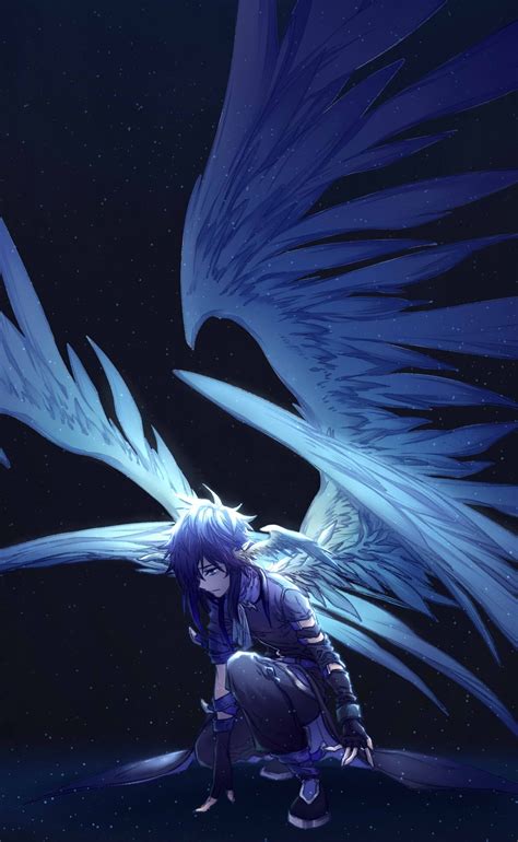Dark Angel Anime Boy Wallpaper