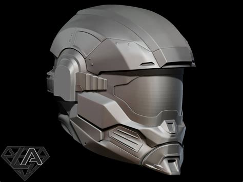 Halo Hazop Helmet 3d Print Model By Lafactorystore
