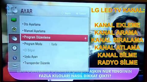 LG LED TV Full Sifirdan Kanal Ekleme Arama Kanal Siralama Kanal Tarama