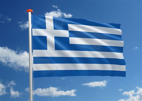 Vlag Griekenland Bestel Uw Griekse Vlag Bij MastenenVlaggen Nl