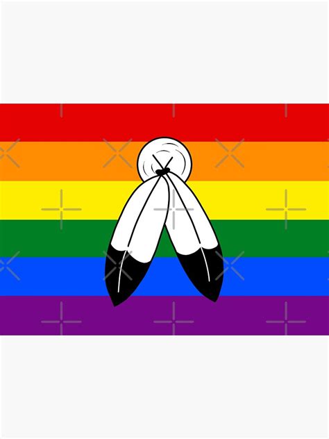 two spirit pride flag sticker by mushroomcore redbubble