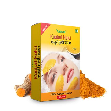 Kasturi Haldi Powder Wild Turmeric Pure And Natural Vedsun