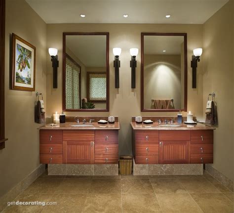 Separate Vanities Lots Of Storage And Light Contemporary Interior