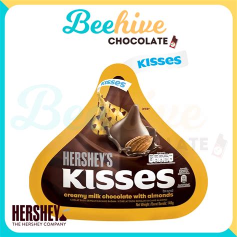Hersheys Kisses Chocolate Creamy Milk Almond Cookies N Creme 146g