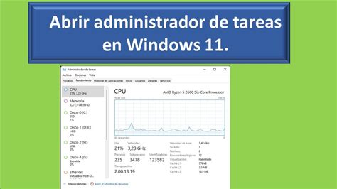 Abrir Administrador De Tareas En Windows 11 3 Maneras Youtube