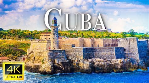 Flying Over Cuba 4k Video Uhd Soothing Music With Stunning Beautiful Nature For Relaxation