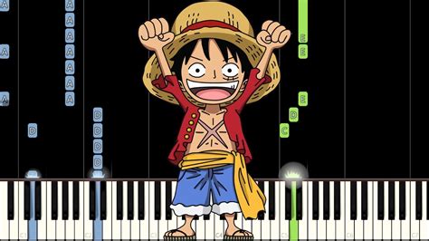 One Piece Overtaken Piano Tutorial Synthesia Youtube