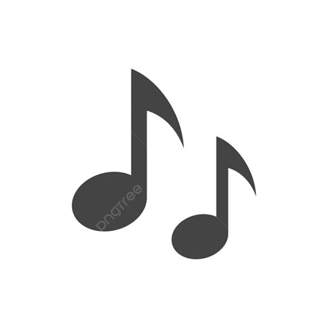 Music Notes Vector Icon Sound Pictograph Tone Vector Sound Pictograph