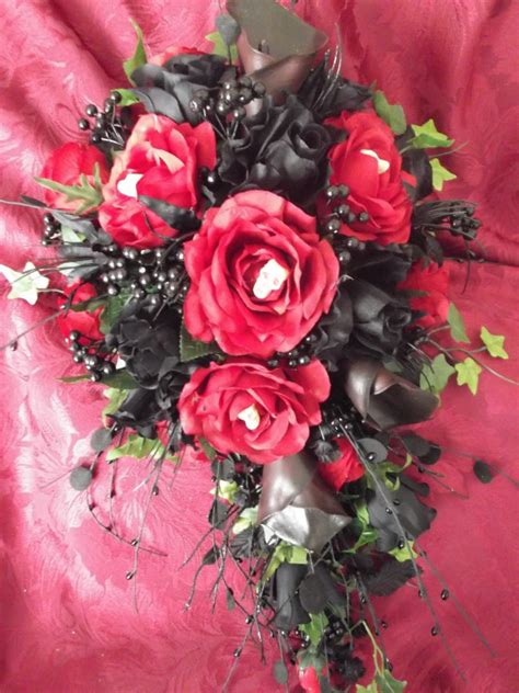 Custom Made Brides Bouquet For A Gothic Wedding 2529612 Weddbook