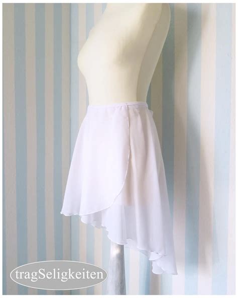 White Ballet Skirt Ballet Wrap Skirt Dance Clothing Chiffon Etsy