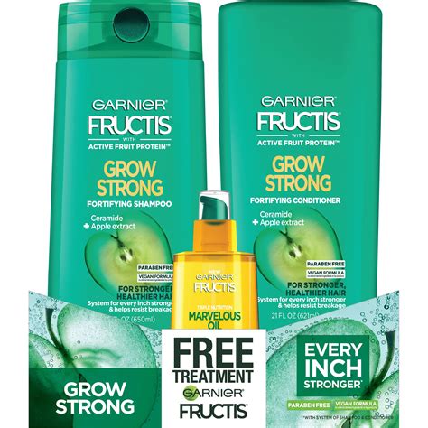1488 Value Garnier Fructis Grow Strong Shampoo And Conditioner T