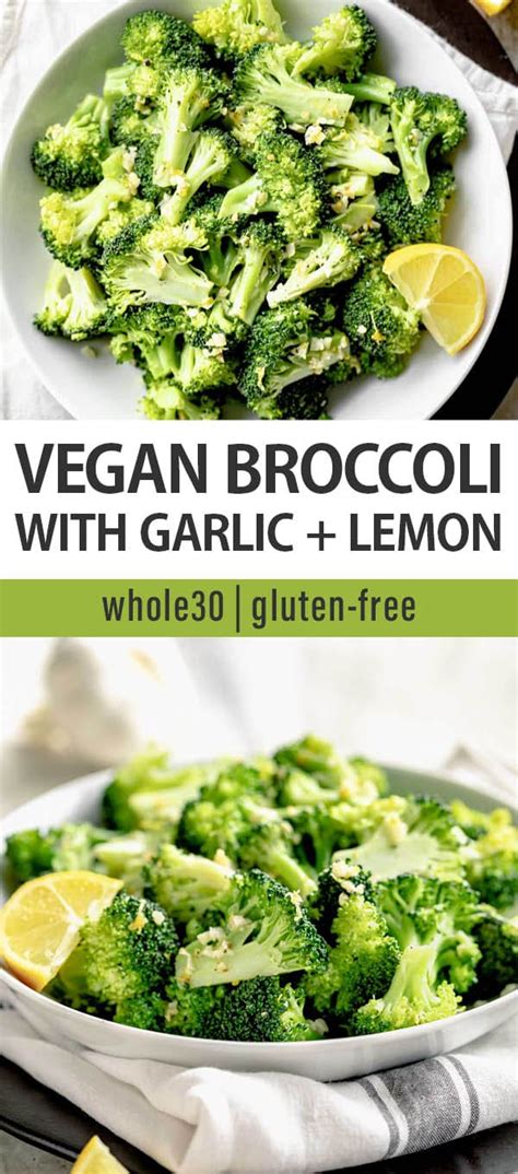 easy steamed broccoli with garlic and lemon healthy seasonal recipes