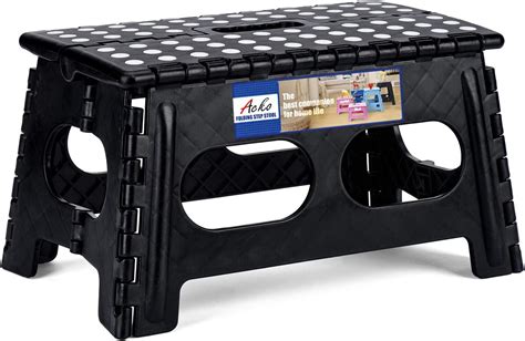 Extra Wide Step Stool With Handle It Is Portable And Features A Solid