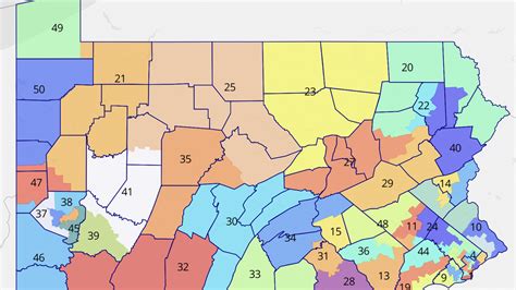 How The Pennsylvania House And Senate District Maps Look In Centre