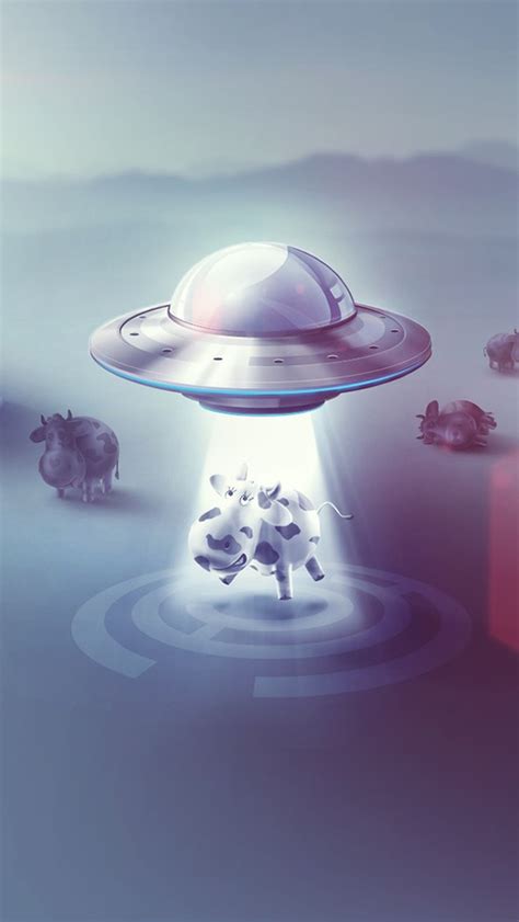 Discover this awesome collection of ufo iphone wallpapers. UFO-and-Cow-iPhone-5-wallpaper-ilikewallpaper_com - iGH Custom
