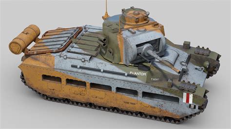 British Matilda 2 Tank 3d Model Turbosquid 1704484