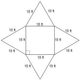 What is lateral surface area of rectangular pyramid. 15 Best Images of Geometry Nets Worksheet - Cube Volume ...