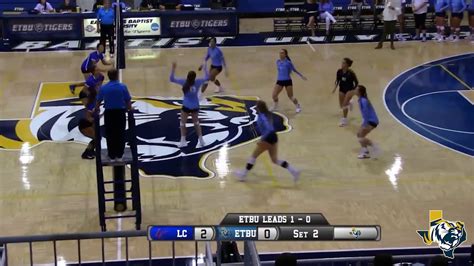ETBU Volleyball Highlights Vs Louisiana College September YouTube