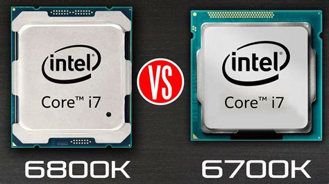 Intel Core I7 6800k Vs Intel Core I7 6700k Doovi