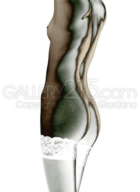Gallery215 Com Digital Solarization Metallic Nude Artwork By