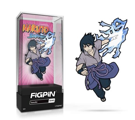 Naruto Shippuden Sasuke 1042 Figpin 3 Inch Enamel Pin Three If By Space