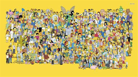 The Simpsons Characters Poster The Simpsons Bart Simpson Homer