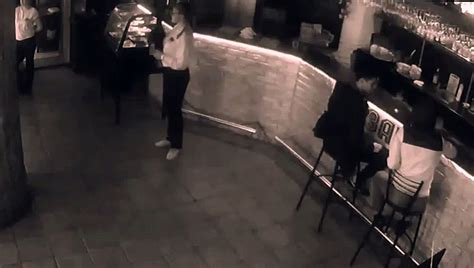 Full Cctv Footage Waitress Groped By Customer Floors Him With The