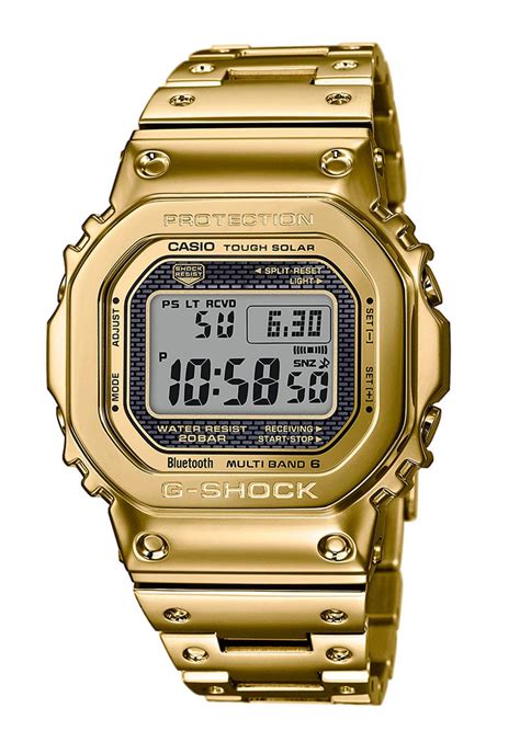 Of this watch announced by the casio of japan in the '80s, is the first to jumped to be stout enough throw to the wall, it was the american soldiers. Casio G-Shock Digitaluhr Limited Edition GMW-B5000TFG-9ER ...