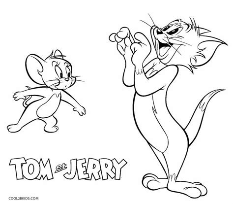 Dibujos De Tom Y Jerry Para Colorear Páginas Para Imprimir Gratis