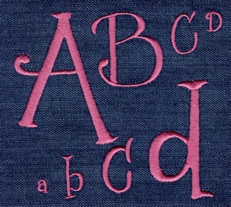 417 Giggles Satin Font Jolsons Designs Embroidery Monogram Learn