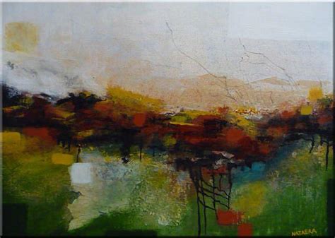 Original Abstract Landscape Paintingacrylic On Canvas