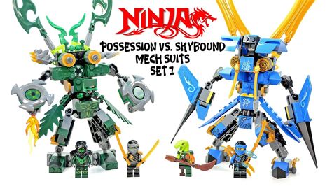 Ninjago Possession Vs Skybound Mech Suit Unofficial Lego Knockoff Set 1
