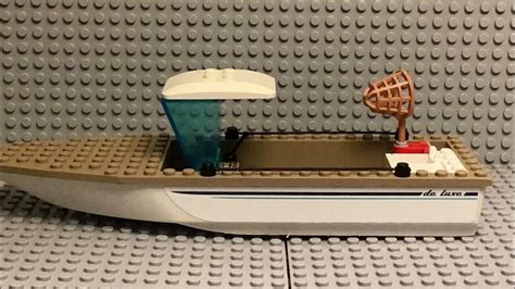 Sam Demonstrates How To Build A Lego Fishing Boat Youtube