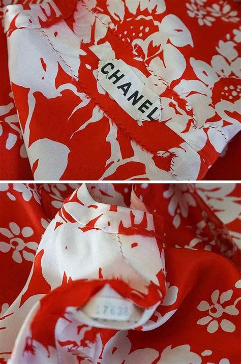 1973 Chanel Numbered Haute Couture Red Silk Chiffon Dress At 1stdibs