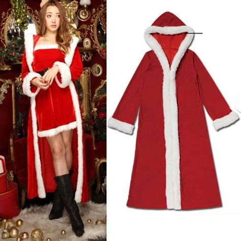 Santa Claus Cosplay Women Costumer Dress Sex Christmas Party Grace Outfit Special Sell In