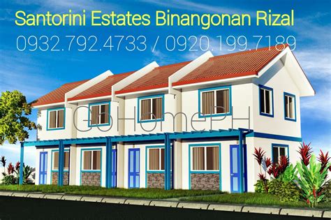 Santorini Estates Calumpang Binangonan Rizal House And Lot Thru Pagibig