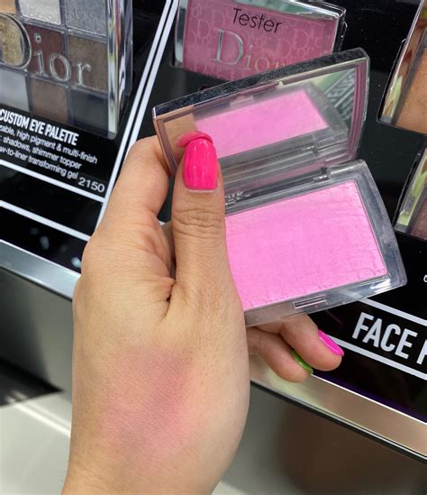 Dior Backstage Eye Palette Amber Neutral Swatches Rosy Glow Blush