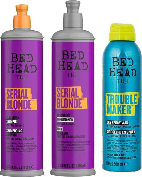 Kit TIGI Bed Head Serial Blonde Purple Toning Maker 03 Produtos
