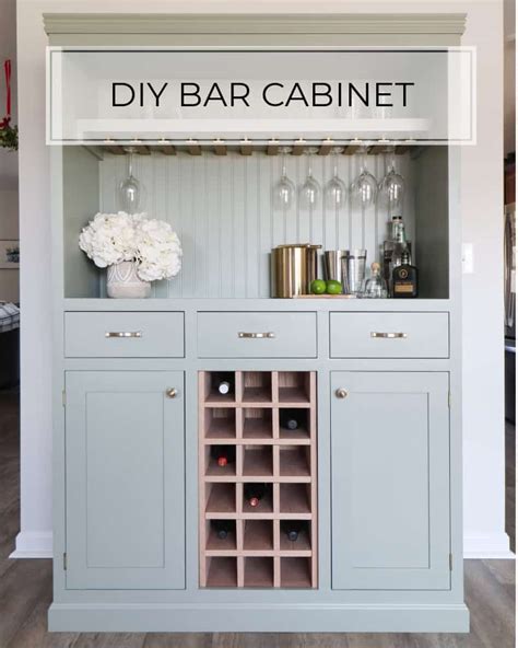 How To Build A Bar Cabinet Builders Villa