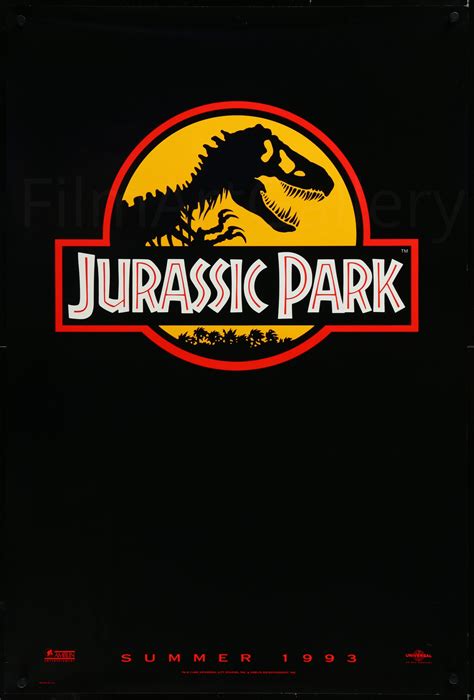 Jurassic Park Movie Poster 1993 1 Sheet 27x41