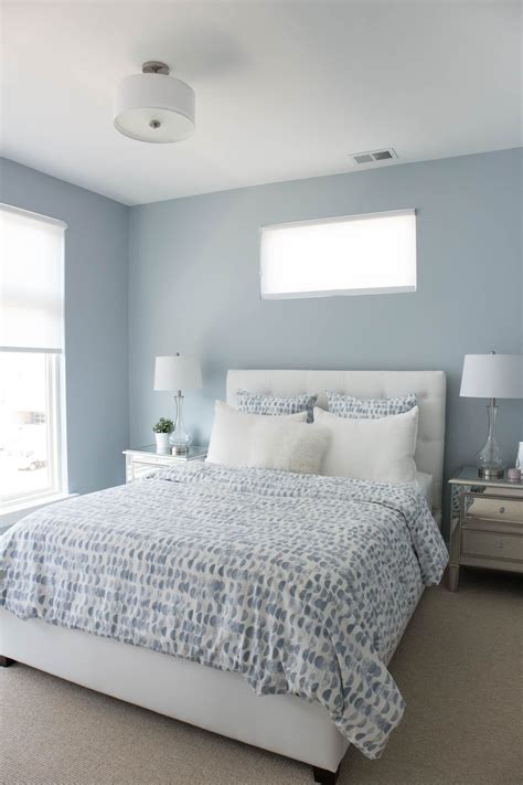 Browse our 75 blue bedroom ideas for inspiration for a relaxing bedroom. blue guest bedroom, white tufted bed | Blue bedroom decor ...