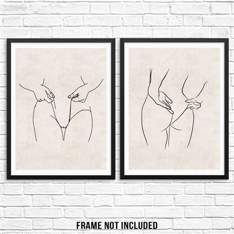 The illustrations consist of female body figures beautifully created for wall art decor. Sincerely, Not | Minimalist One Line Art Print Set Woman's ...
