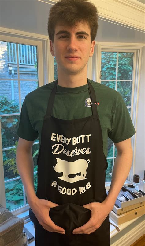 Every Butt Deserves A Good Rub Apron For Husband Funny Aprons For Men