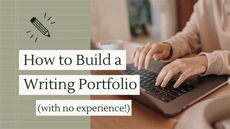 How To Build A Writing Portfolio With No Experience ️ Youtube