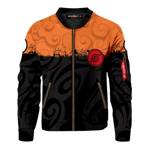Naruto Jackets Anime Uzumaki Clan Bomber Jacket Anime Jacket